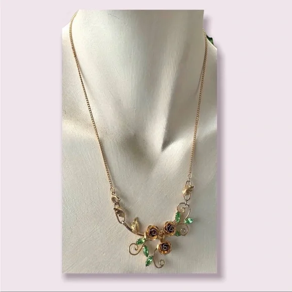 Bond Boyd Sterling Necklace BOND BOYD Sterling Silver Vintage Leaf